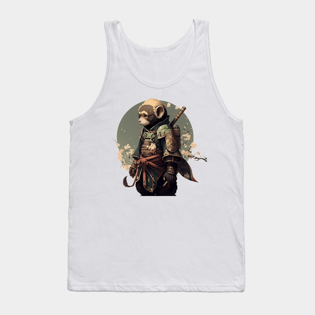 Cute Monkey Warrior Tank Top by Billy23-Shop